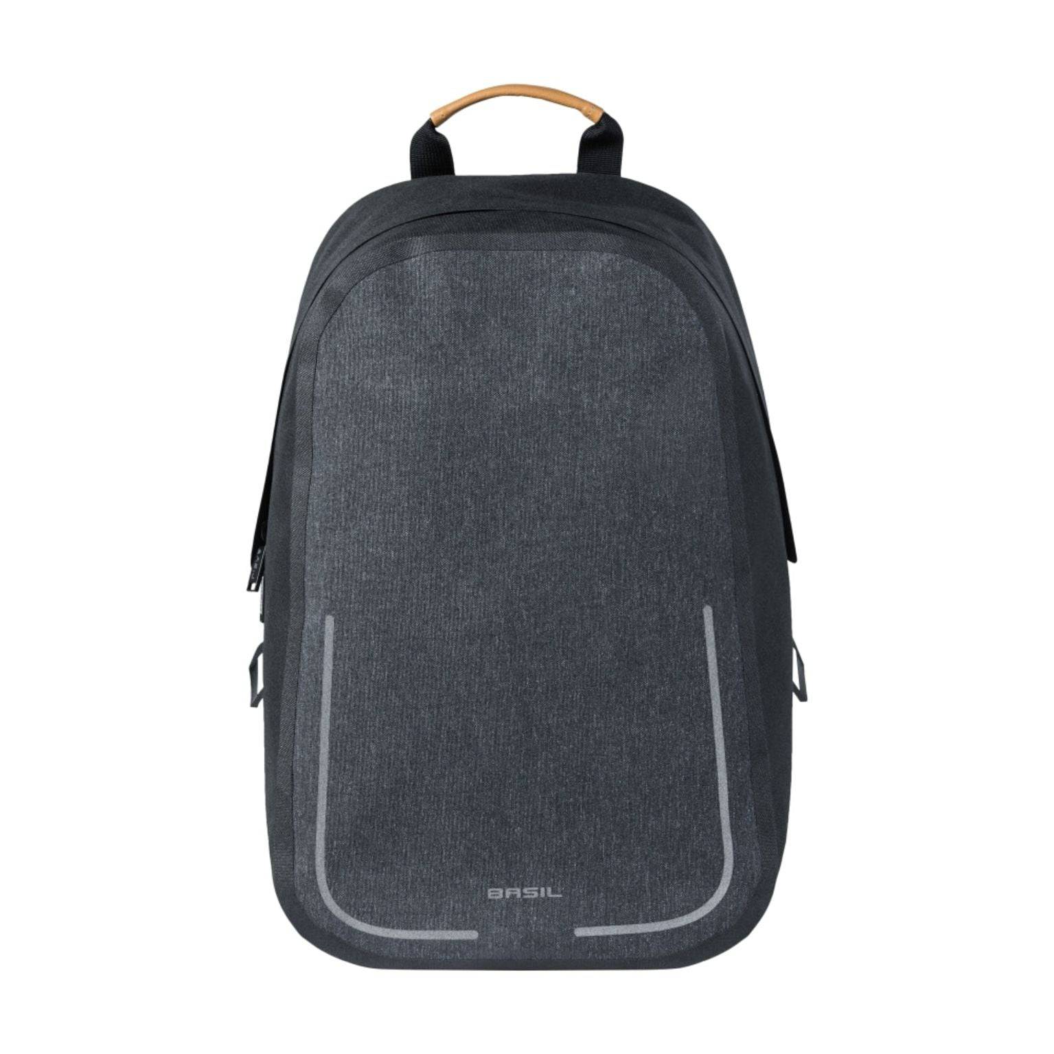 Basil Fietsrugzak Urban Dry Backpack 18 Liter 27 X 16 X 45 Cm - Grijs - Le Coq Wielerartikelen
