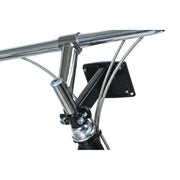 Basil vaste stuurpenhouder voor fiets, zwart, geschikt voor 22-25,4 mm stuurdiameter, geschikt voor fietsmanden en kratten