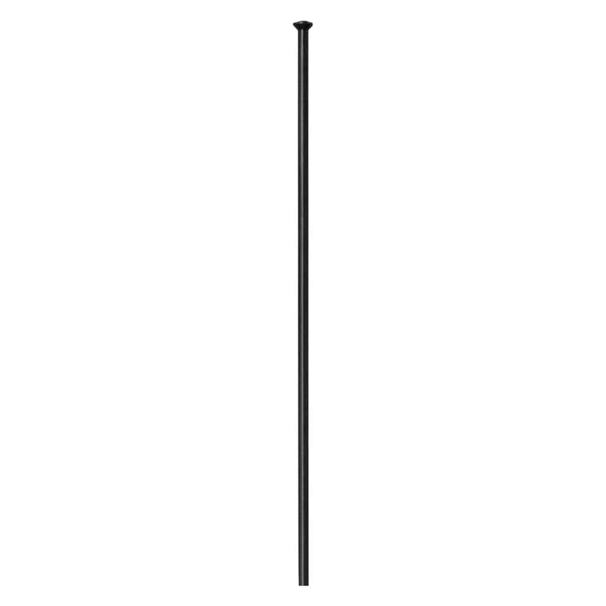 Zwarte DT Swiss Competition 14x302mm staal spaak, rechtgetrokken, voor racefiets, set van 100 stuks, RVS materiaal, in doos.