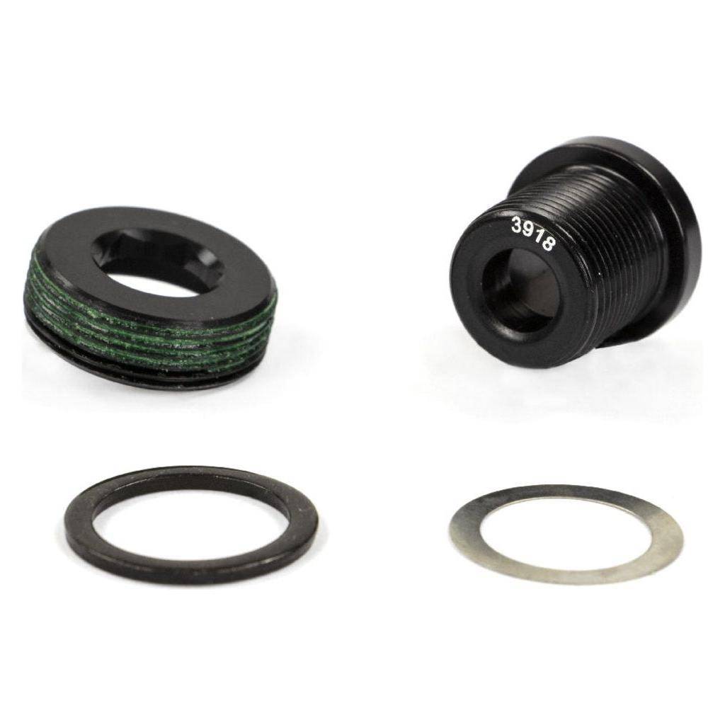 Zwart Sram Trapd Bout M15/M22 GXP aluminium, zichtbaar op de afbeelding, geschikt voor fietscomponenten.
