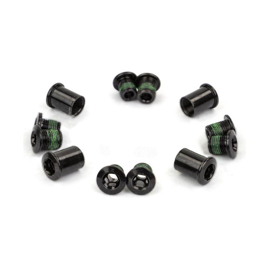 Sram bladbout set voor kettingblad, 4x2, dubbel lang, staal, zwart, geschikt voor fietsonderdelen