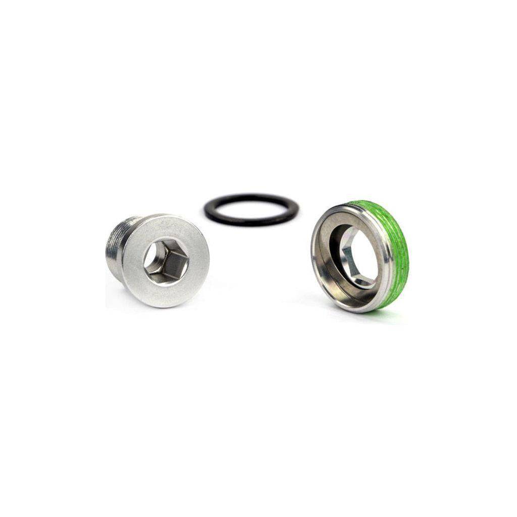 Zilveren Sram Trapd Bout M15/M22 GXP aluminium, zichtbaar op de afbeelding.