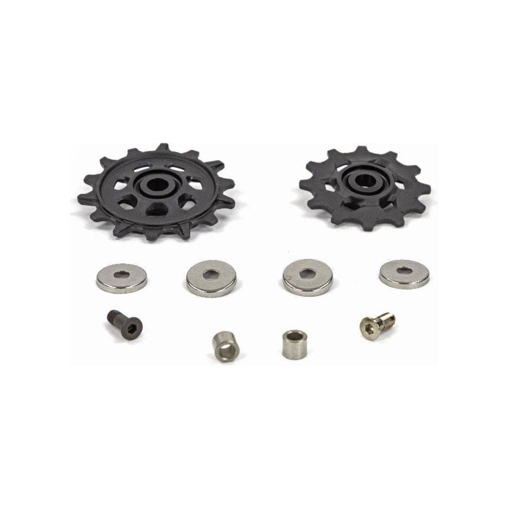 Sram Nx/Sx Eagle 12V derailleurwieltjes met kleine tandwielen voor naafversnellingen op een fiets