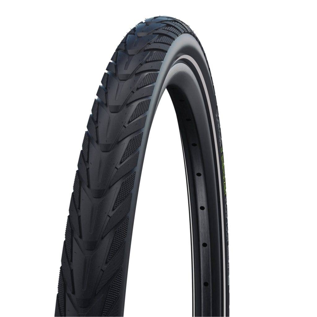 Zwarte Schwalbe 28-inch stadsfiets buitenband Energizer Plus ADDIX E met GreenGuard, geschikt voor comfortabel stadsgebruik