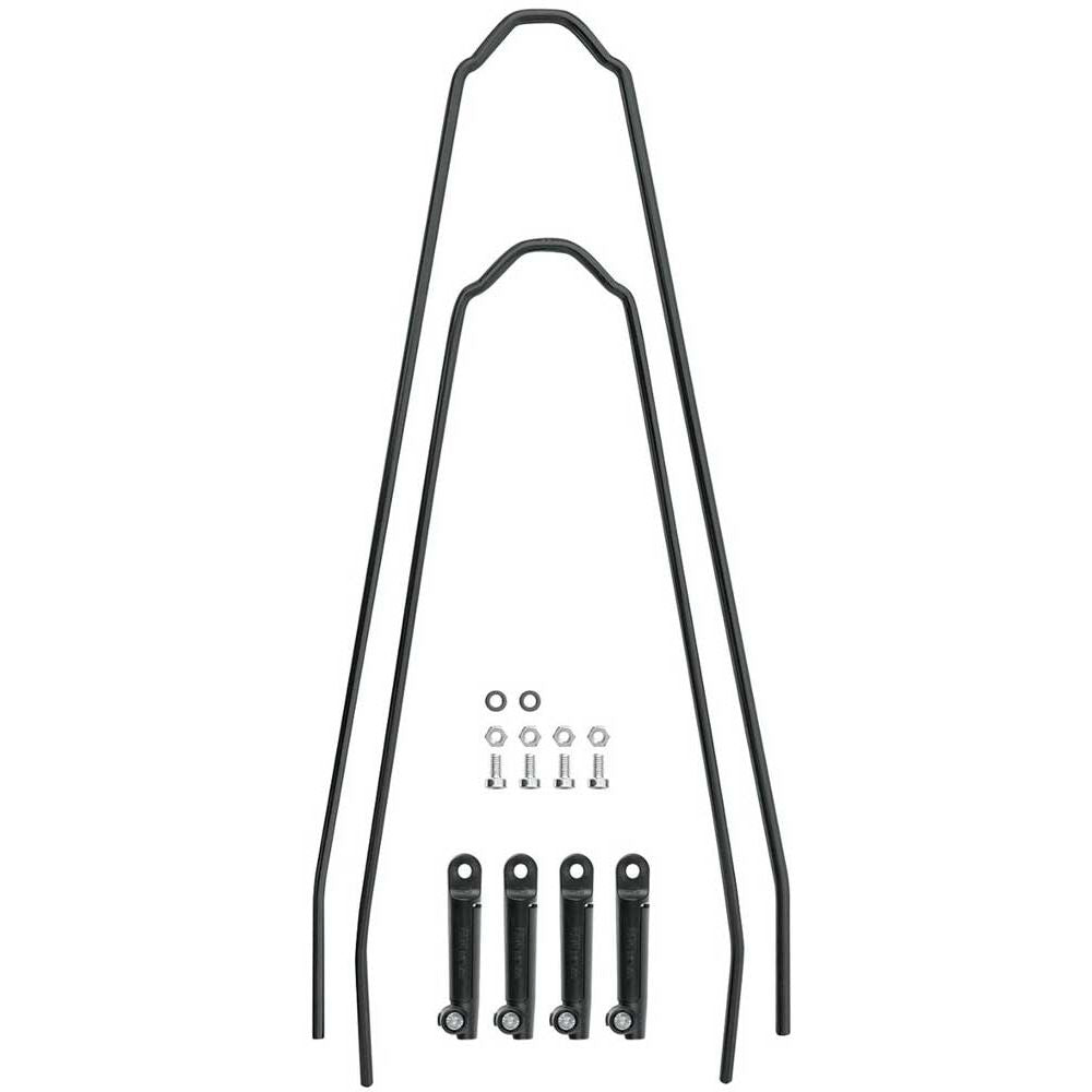 SKS spatbordstangen set Edge U-Stays voor optimale bevestiging van spatborden op fietsen, zwart en duurzaam.