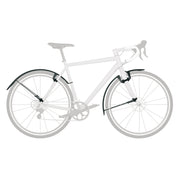 Zwart SKS Speedrocker spatbordenset voor 28-inch fietsen, PVC met 42 mm breedte, inclusief voor- en achterspatborden
