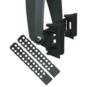 Zwarte SKS Speedrocker spatbordenset voor 28-inch fietsen, PVC materiaal met 42 mm breedte, zichtbaar op de afbeelding