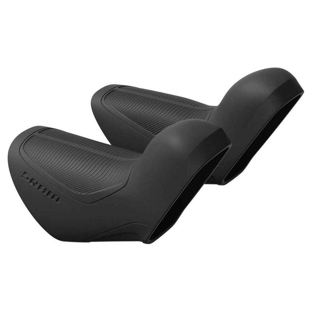 Zwarte SRAM Remd Red/Force eTap AXS coverset voor elektrische remmen en schakelaars, inclusief rem- en shifteronderdelen