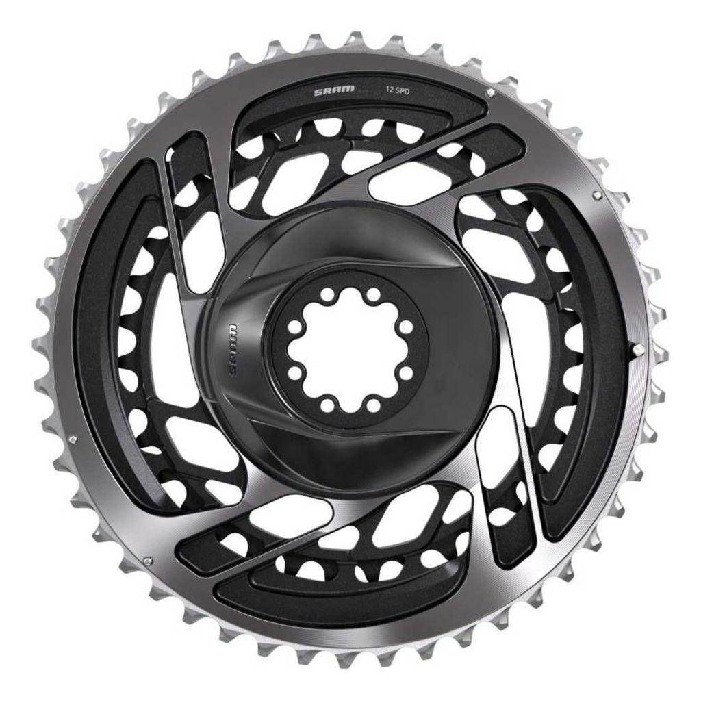 Sram kettingblad Red Axs DM Alm grijs voor 12-speed fiets, met zwarte en grijze details, zichtbaar op de afbeelding.