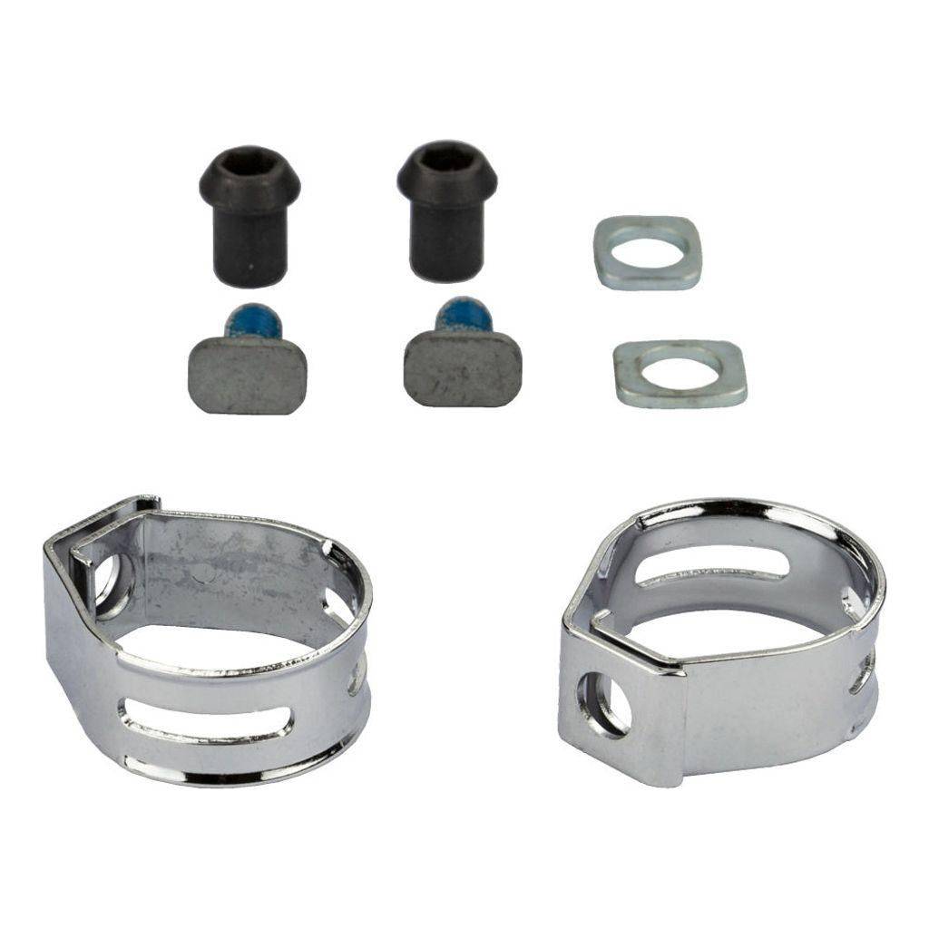 Sram Versd Klemset voor Force eTap AXS, inclusief bevestigingsklemmen, geschikt voor elektrische groepssets, zwart kleur.