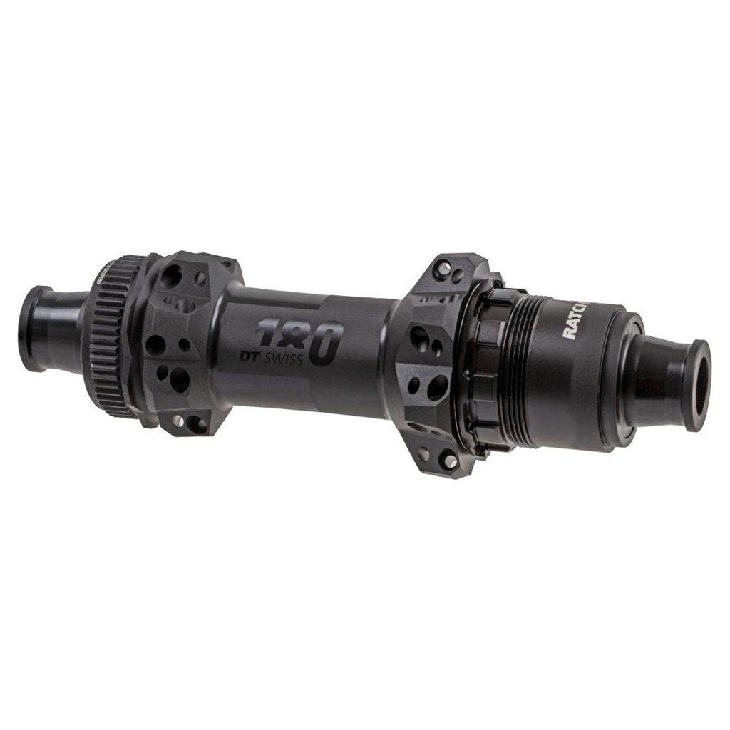 Achternaaf DT Swiss Naaf DT A 180 Sp ATB 28G DB CL Cer met 148/12 Xd Exp, zichtbaar in de afbeelding