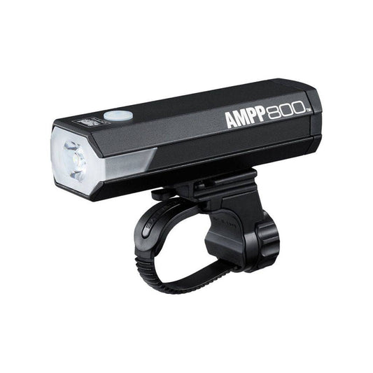 Koplamp Cateye Ampp800 Hl-El088Rc Led Usb Oplaadbaar Accu Zwart - Le Coq Wielerartikelen