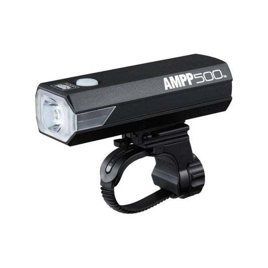 Koplamp Cateye Ampp500 Hl-El085Rc Led Usb Oplaadbaar Accu Black - Le Coq Wielerartikelen