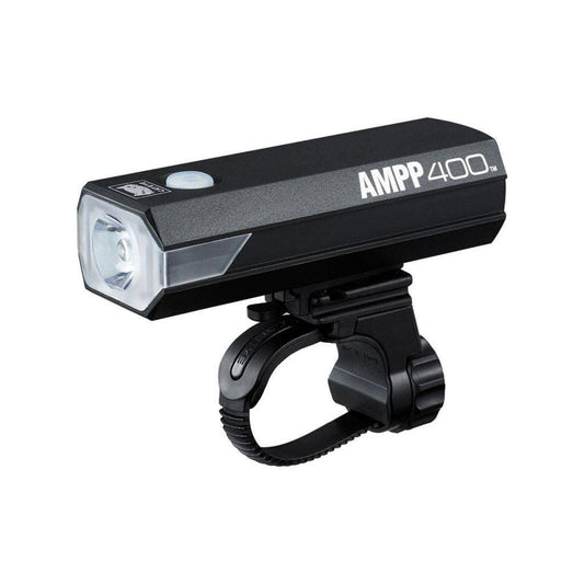 Koplamp Cateye Ampp400 Hl-El084Rc Led Usb Oplaadbaar Accu Zwart - Le Coq Wielerartikelen