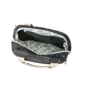 Basil Boheme City Bag stuurtasfiets tas met 8 liter capaciteit en KF-adapterplaat, geschikt voor stadsfietsen, zwart en waterbestendig