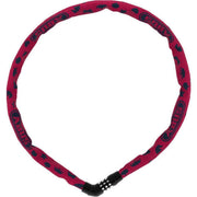 Abus Steel-O-Chain 4804C kettingslot, 75 cm lang met 4 mm dikte, zichtbaar met symbolen op het slot en ketting