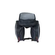 Zwarte Basil Sport Design Double Frametas Top Tube van 1,5 liter voor fiets, zichtbaar op de afbeelding.
