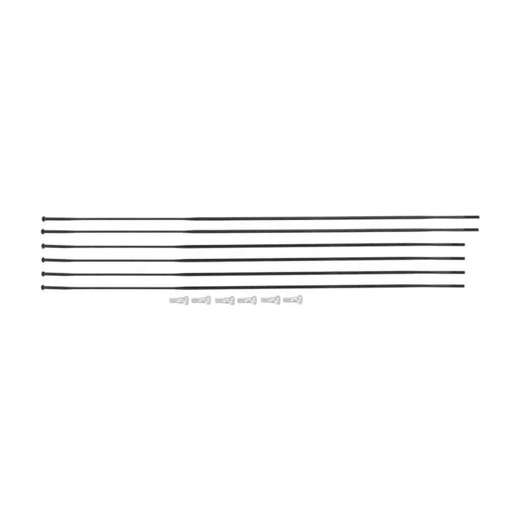 Spaakkit DT Swiss ERC1400 Dicut 47 DB Voor + Achter Zwart Set a 6 Stuks - Le Coq Wielerartikelen