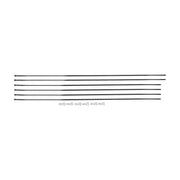 Zwart set van 6 DT Swiss ERC1400 Dicut 47 DB spaakkits voor voor- en achterwielen, inclusief 6 spaaks.