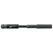 Zwarte SKS Airflex Racer minipomp met handpomp voor fietsbanden, 196 mm lang, voor snel en gemakkelijk oppompen.