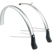 Set van spatborden van Eurofender voor 28-inch fietsen, inclusief spatbordenset in zwart, 51 mm breed.