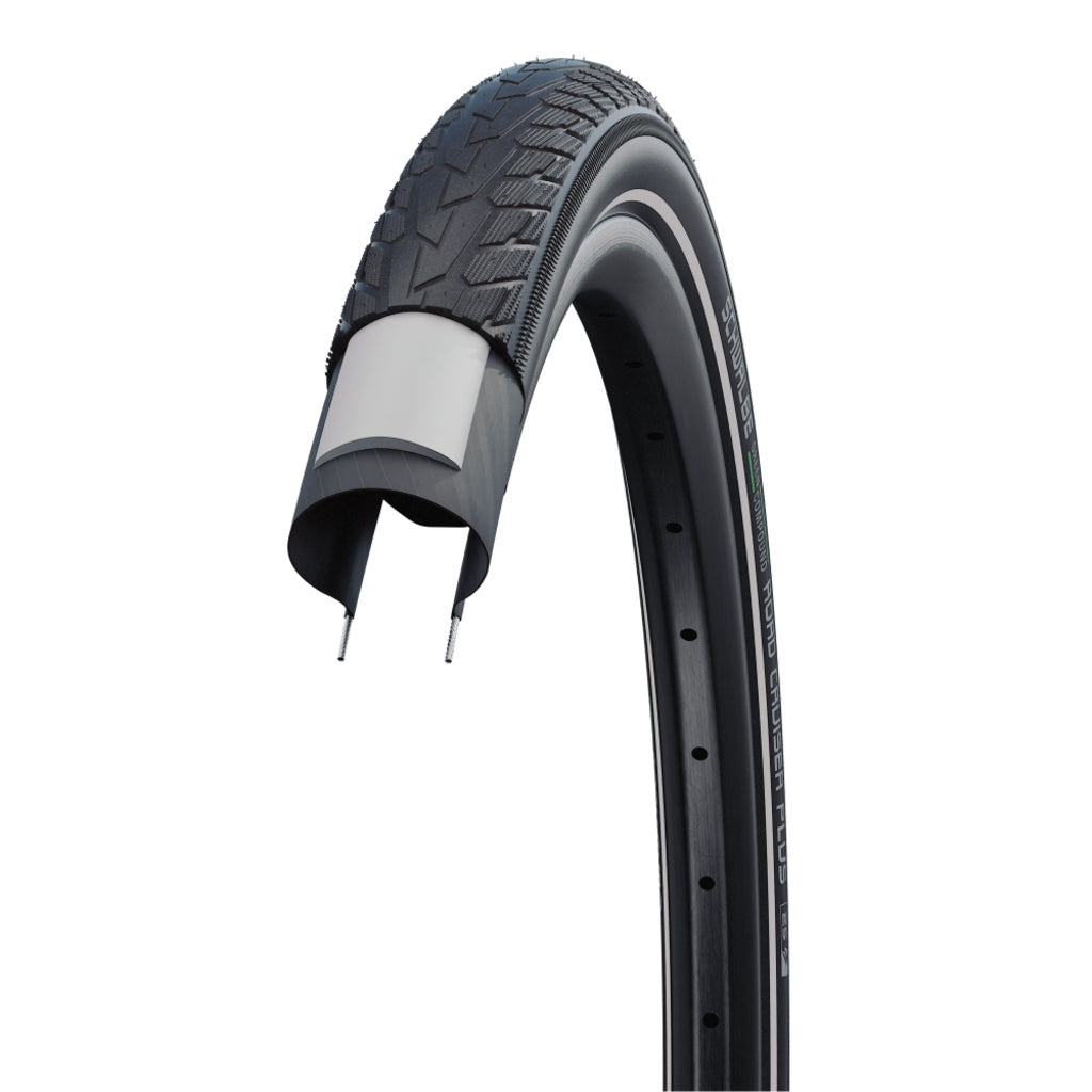 Schwalbe Buitenband Road Cruiser Plus 26 X 1.75 - Zwart Reflectie - Le Coq Wielerartikelen