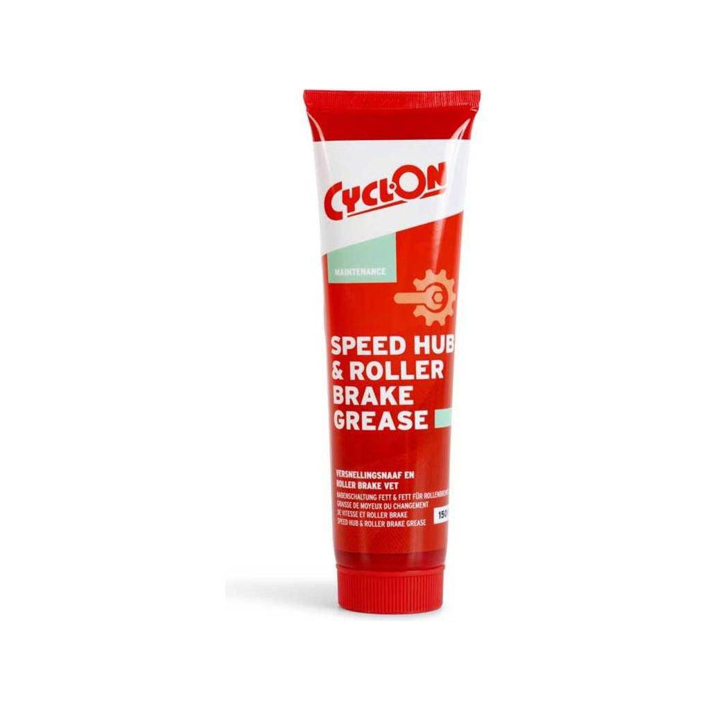 CyclOn Speed Hub naafvet lagervet, 150 ml, geschikt voor versnellingsnaven en rollerbrakes, in een smeerfles op de afbeelding