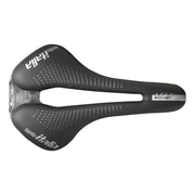 Selle Italia Lady Gel Flow zwart zadel voor stadsfiets en e-bike, met comfortabele gelvulling en manganese S2 rail.