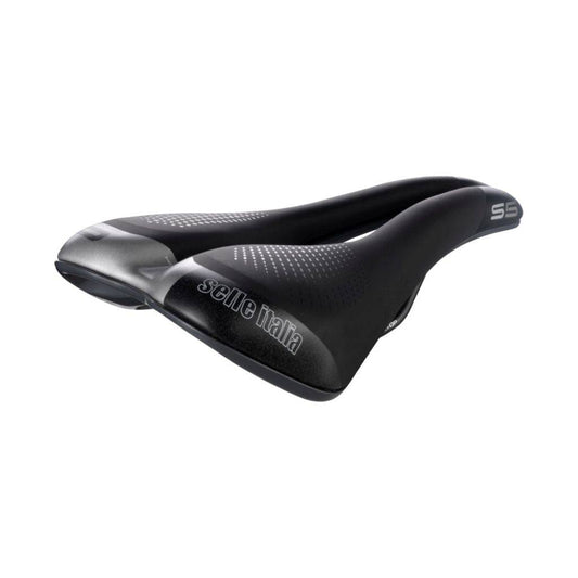Selle Italia Fietszadel S5 Superflow Aluminium Zwart - Le Coq Wielerartikelen