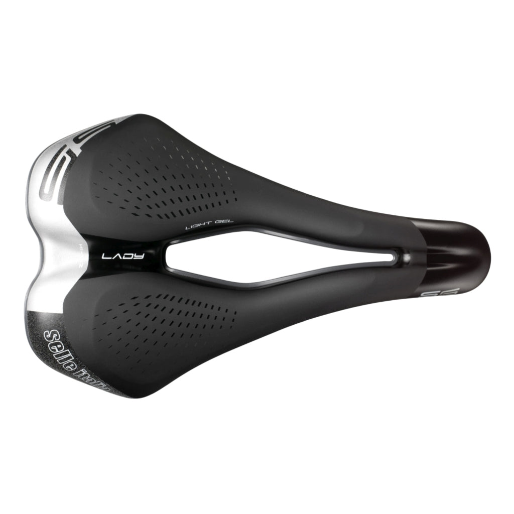 Selle Italia Fietszadel S5 Lady Superflow Aluminium Zwart - Le Coq Wielerartikelen