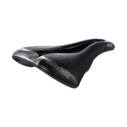 Selle Italia S5 Lady Superflow Hi-Viz damesfiets zadel met reflecterende details, comfortabel voor stads- en e-bikes