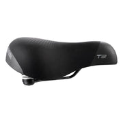 Selle Italia T2 Flow L2 zadel voor stadsfietsen en e-bikes, zacht en comfortabel gel zadel met zachte bekleding en ergonomisch ontwerp