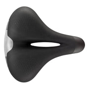 Selle Italia T2 Flow L2 zadel voor stadsfiets en e-bike, zacht comfort-zadel met ergonomisch ontwerp en zachte bekleding