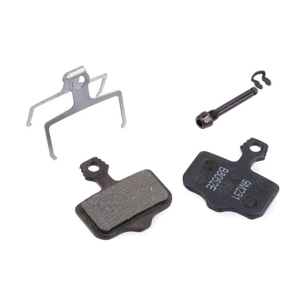 Sram remblok voor road disc remmen, organisch staal, 2-delige caliper set in zwart