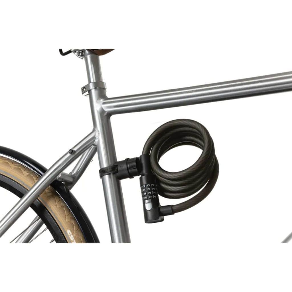 Kabelslot Axa Resolute Code 180cm x 15mm Zwart - Le Coq Wielerartikelen