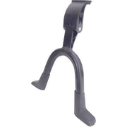Edge dubbele middenstandaard 28 inch, 2-poot aluminium zwart, stevig en duurzaam voor fietsen.