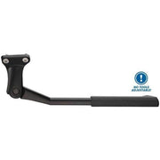 Ursus R90 mooie zwarte achterstandaard, 40 mm verstelbaar, voor fiets met standaard montage, zichtbaar in de afbeelding
