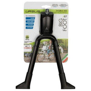 Ursus Big Foot middenstandaard 26 inch, 2-poot, zwart, stevige fietsstandaard met brede voet voor stabiliteit