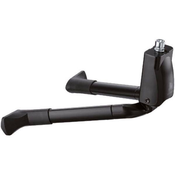 Ursus Big Foot 87 middenstandaard met 2 poten, zwart, 300 mm breed voor stevige ondersteuning van machines.