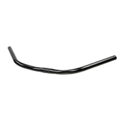Zwart stuur voor stadsfiets van Ergotec, gebogen 3cm staal, 25.4mm diameter en 590mm breed.