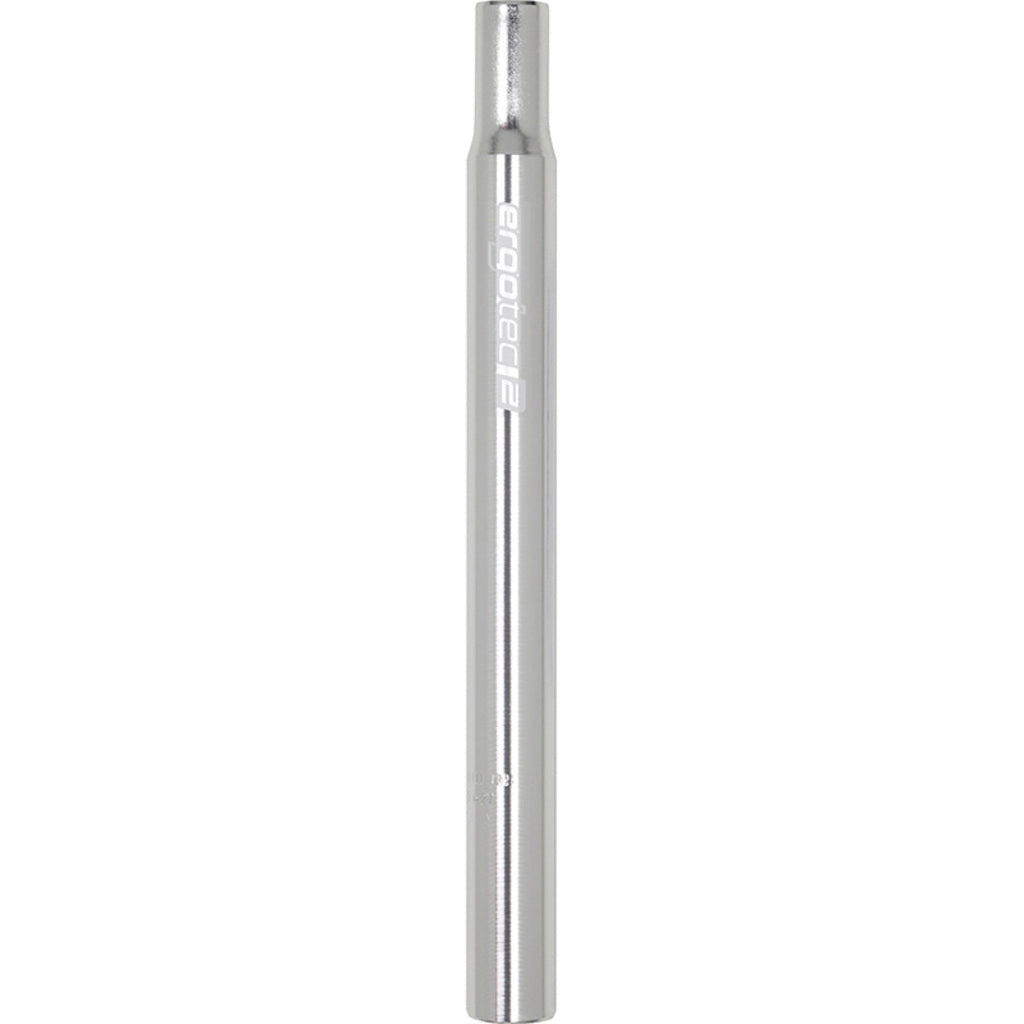 Ergotec zadelpen van aluminium, 300 mm, CNC-bewerkt, geschikt voor fiets, zichtbaar in de afbeelding.