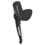 Sram Apex Dropper FM L Cb hydraulische zadelpen in zwart met bedieningsknoppen en kabels, geschikt voor mountainbikes.