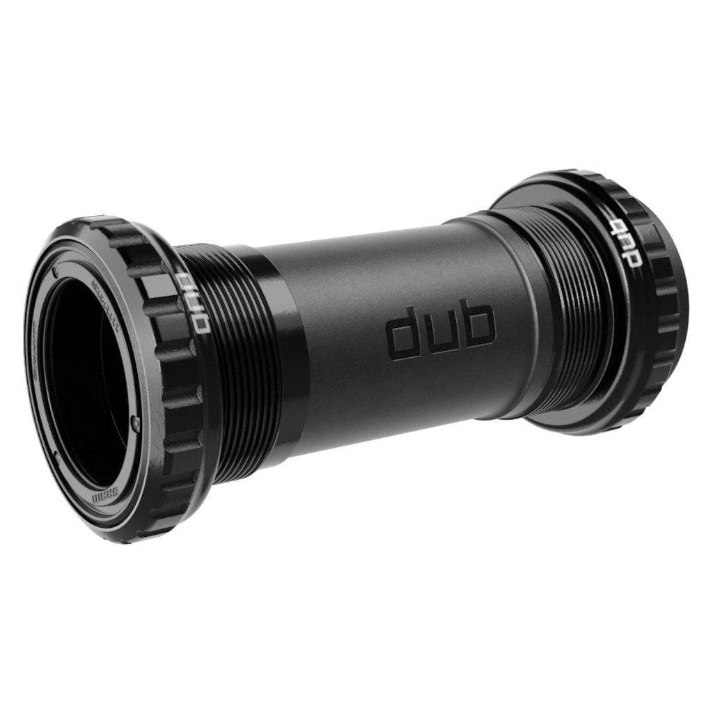 Zwarte Sram Trapas Cupset Sram Dub Wide Race 68mm BSA voor fiets, zichtbaar in de afbeelding.