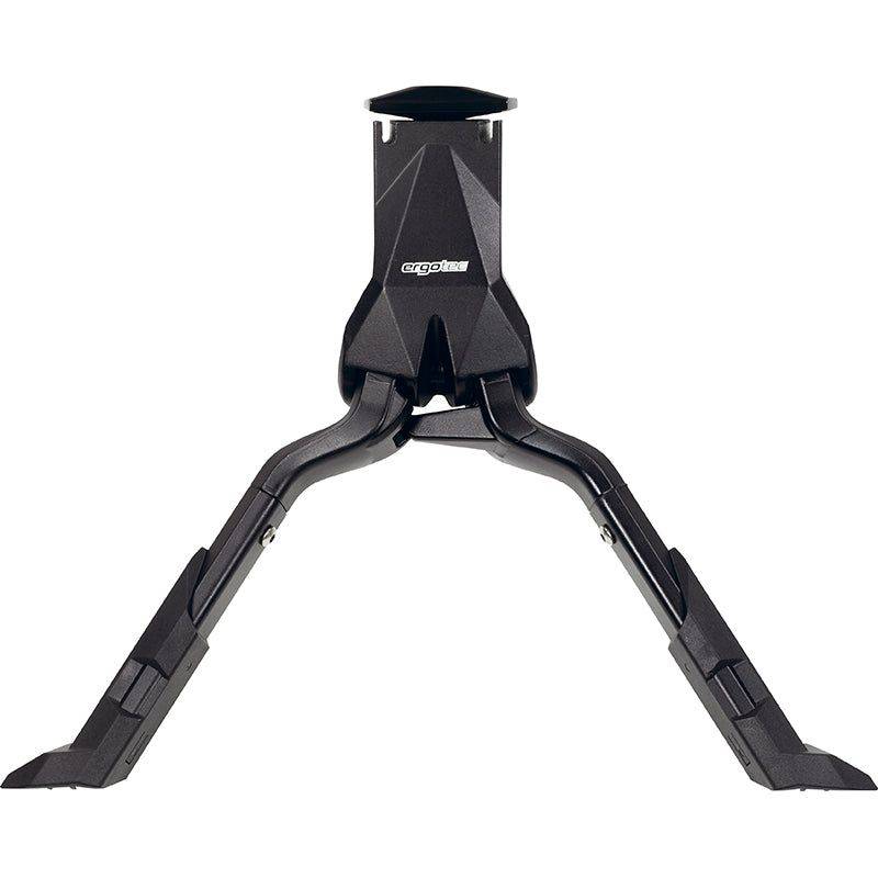 Ergotec Double Flex 3 middenstandaard voor 28/29 inch fietsen, zwart, gepatenteerde 2-poot standaard, robuust en stabiel