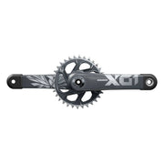 Sram X01 Eagle MTB crankstel Bst Dub 12V CB met 175 mm lengte en 32T kettingblad op een mountainbike.