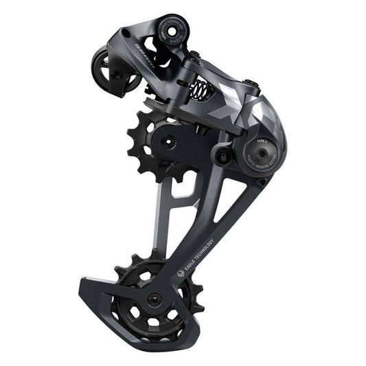 Sram Achterderailleur X01 Eagle 12V Max. 52T Carbon Oxy - Le Coq Wielerartikelen