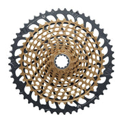 Sram Xg1299 12-speed cassette met 10-52T tandwielen, geschikt voor mountainbikes en snelle rijervaring.