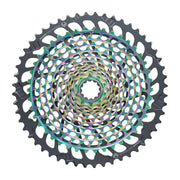 Sram Xg1299 12-speed cassette met 10-52T tandwielen, geschikt voor mountainbikes en derailleur voor soepel schakelen