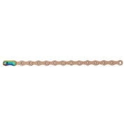 Zwarte Sram PCXX1 12-speed ketting met 11/128 inch HollowPin voor snel schakelen, zichtbaar op de afbeelding.