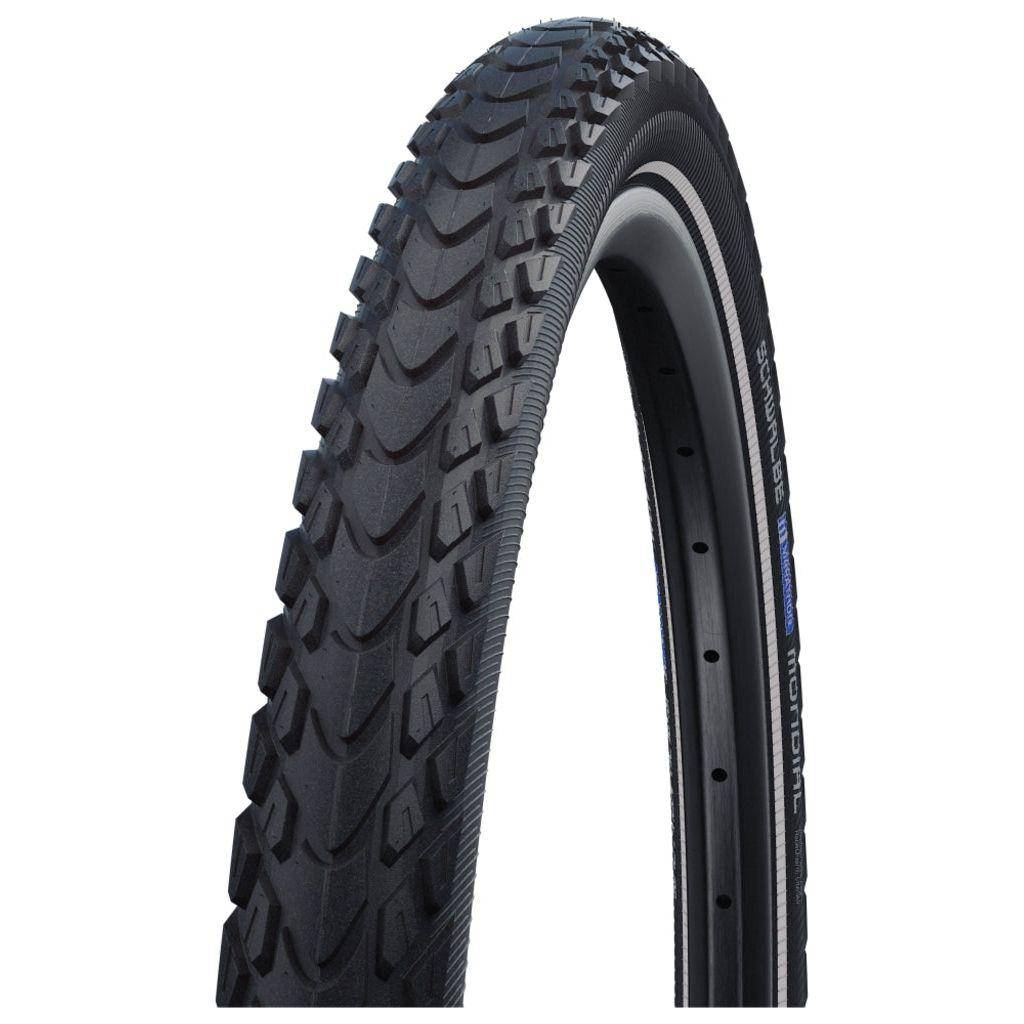 Zwarte Schwalbe Marathon Mondial V-Guard 28 inch stadsfiets buitenband met dubbele bescherming en vouwband voor stadsfietsen